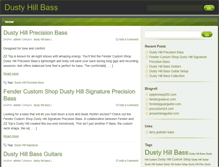 Tablet Screenshot of dustyhillbass.com
